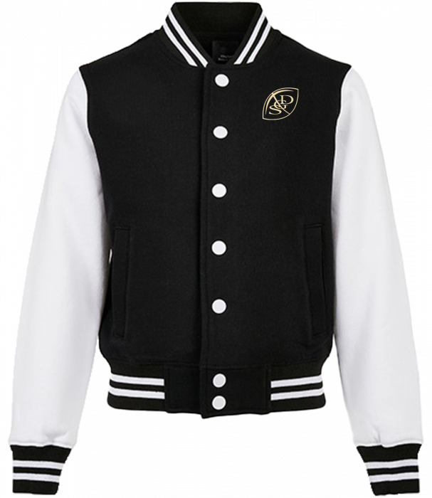 Sportyfied - Søllerød Golddiggers College Jacket Kids - Zwart & wit